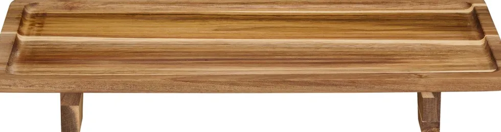 Alpina dienblad James bruin acaciahout 42 x 22 x 5,4 cm