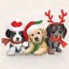 Ambiente servet honden 33 x 33 cm 20 stuks