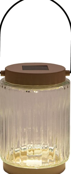 Anna's Collection lantaarn beige D 8 H 12 cm