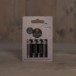 Anna's Collection oplaadbare batterij AAA 4 stuks