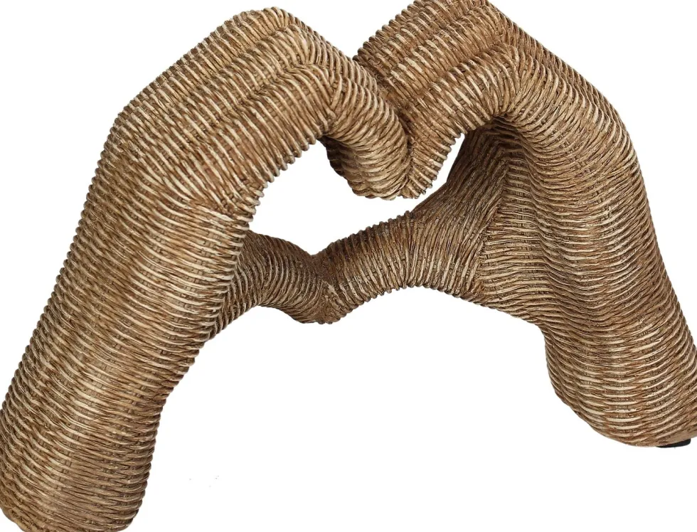 Beeld Dibbe handen naturel 24,5 x 9,5 x 15,2 cm