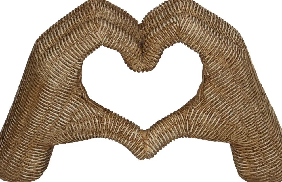 Beeld Dibbe handen naturel 24,5 x 9,5 x 15,2 cm