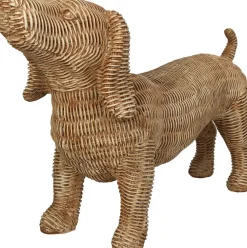Beeld Dibbe teckel naturel 38,7 x 14 x 24,2 cm