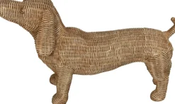Beeld Dibbe teckel naturel 38,7 x 14 x 24,2 cm