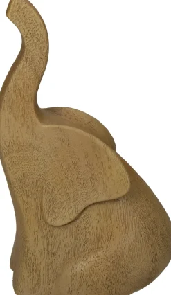 Beeld Olifant naturel 11 x 7,5 x 17,5 cm