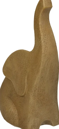 Beeld Olifant naturel 11 x 7,5 x 17,5 cm