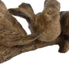 Beeld Vogels bruin 17 x 7 x 7 cm