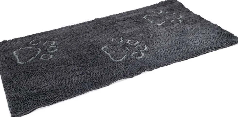 Beeztees droogloopmat Dirty Dog grijs 152 x 76 x 2 cm