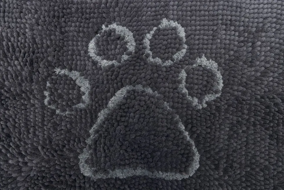 Beeztees droogloopmat Dirty Dog grijs 152 x 76 x 2 cm