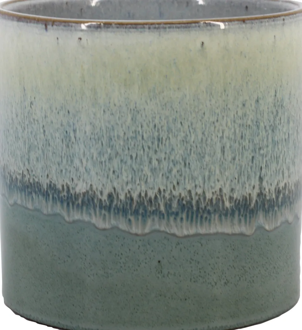 Bela Arte bloempot Alice blauw D 17 H 16 cm