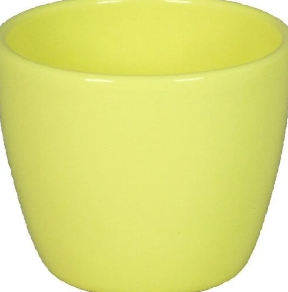 Bela Arte bloempot Boule D 7,5 H 6 cm citroengeel