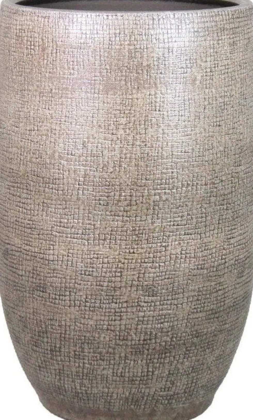 Bela Arte bloempot Mira taupe D 26 H 40 cm
