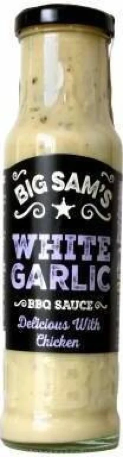 Big Sam's barbecuesaus White Garlic 250 ml