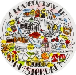 Blond Amsterdam bord City Amsterdam D 12 cm