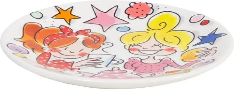 Blond Amsterdam bord Even Bijkletsen friends D 12 H 1 cm