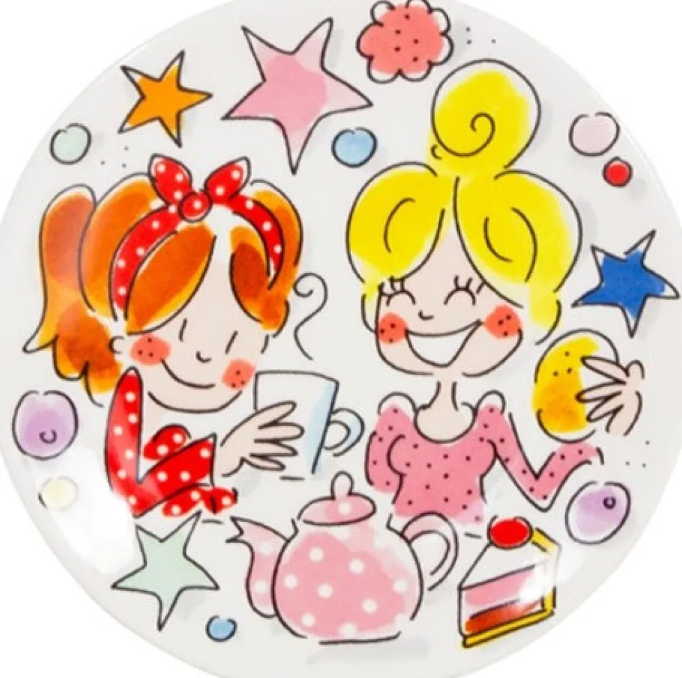 Blond Amsterdam bord Even Bijkletsen friends D 12 H 1 cm