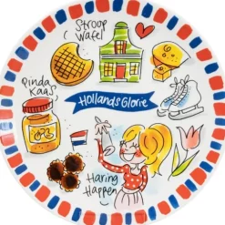 Blond Amsterdam bord Hollands Glorie multi D 18 cm