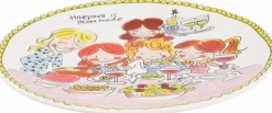 Blond Amsterdam dinerbord Even Bijkletsen girls D 26 cm