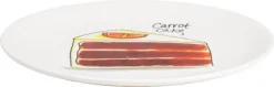 Blond Amsterdam gebaksbord Even Bijkletsen carrot cake D 18 H 1,5 cm