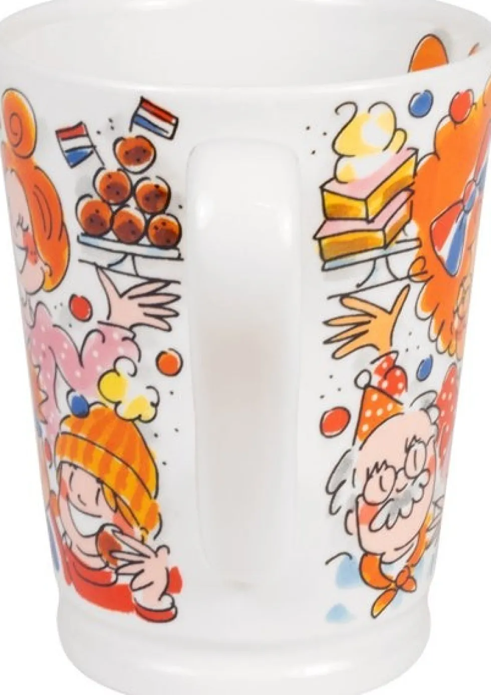 Blond Amsterdam mok Even Bijkletsen oranje 500 ml