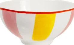 Blond Amsterdam schaal Even Bijkletsen roze / geel D 11,6 H 6 cm