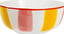Blond Amsterdam schaal Even Bijkletsen roze / geel D 15,6 H 6,7 cm
