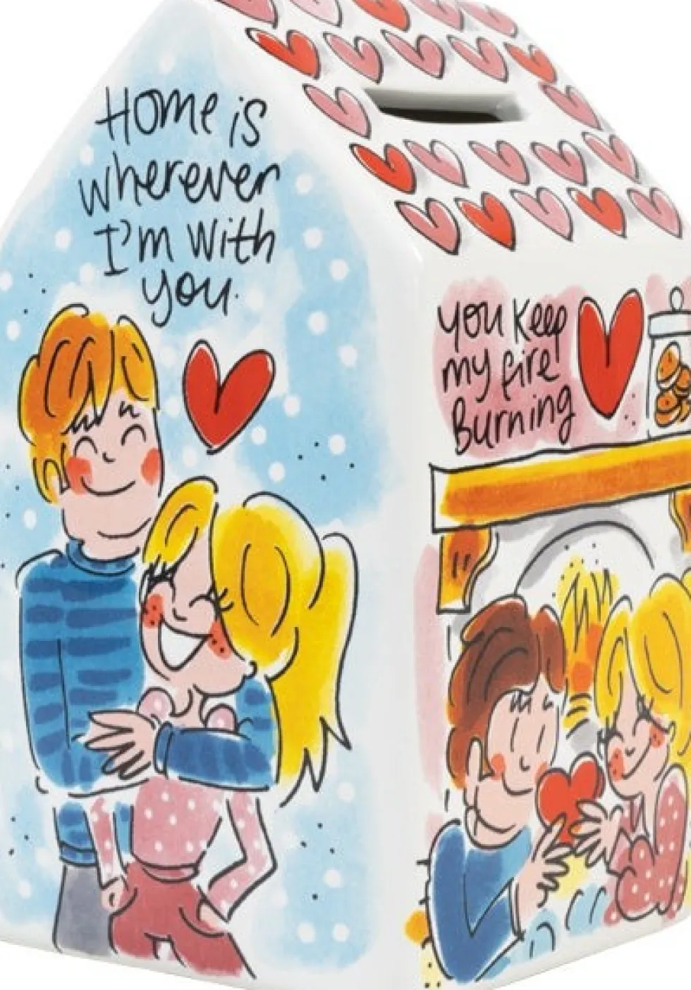 Blond Amsterdam spaarpot Love