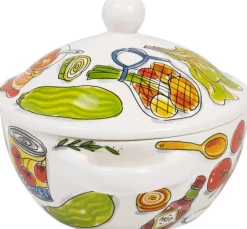 Blond Amsterdam terrine Even Bijkletsen D 22 H 18 cm