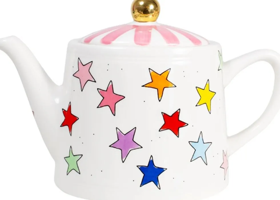 Blond Amsterdam theepot Even Bijkletsen star 1,5 L