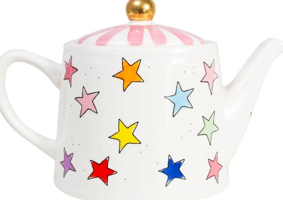 Blond Amsterdam theepot Even Bijkletsen star 1,5 L