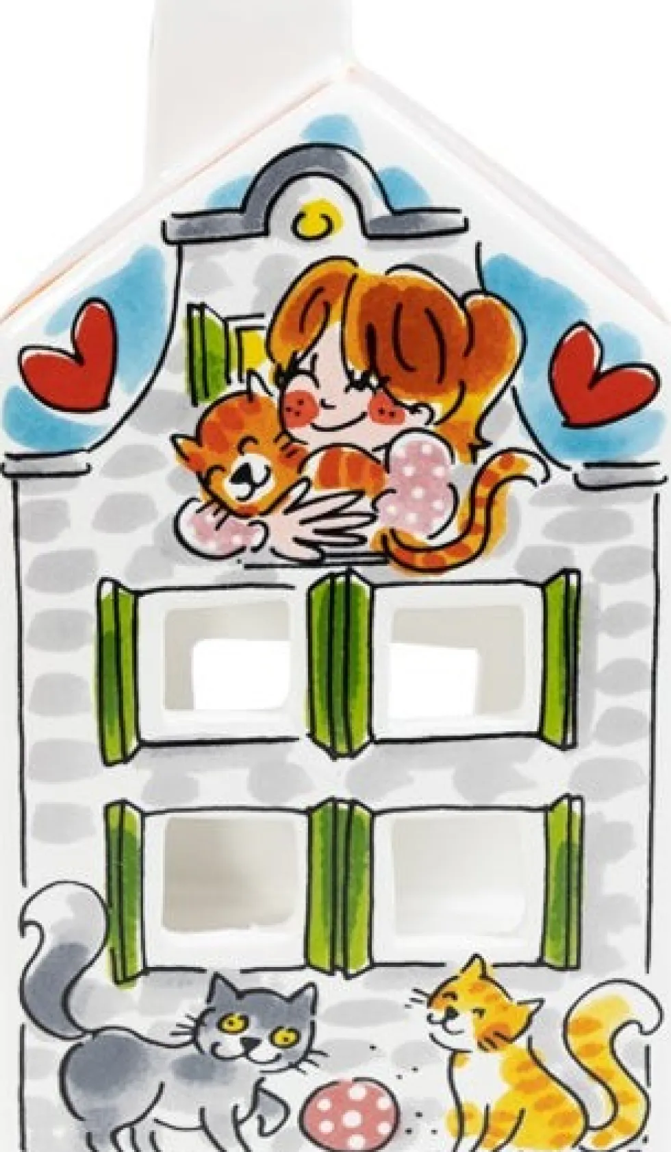 Blond Amsterdam waxinelichthouder lighthouse Cat