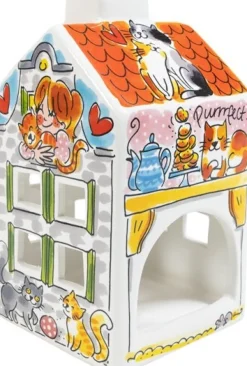 Blond Amsterdam waxinelichthouder lighthouse Cat
