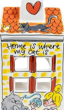 Blond Amsterdam waxinelichthouder lighthouse Cat