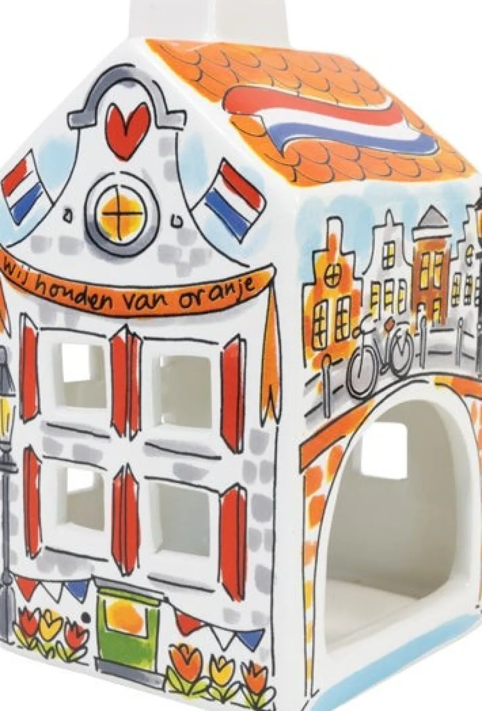 Blond Amsterdam waxinelichthouder lighthouse Hollands Glorie multi