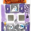 Blond Amsterdam waxinelichthouder Halloween paars 8 x 8 x 15 cm