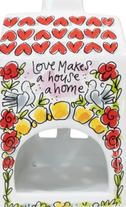 Blond Amsterdam waxinelichthouder Blond Love multi 8 x 8 x 14 cm