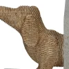 Boekensteun Dibbe teckel naturel 25,5 x 8,8 x 15,5 cm