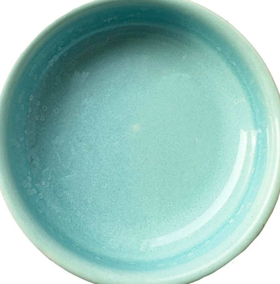 Boles d'olor decoratieschaal Amber Stoneblokjes blauw D 8,9 H 2,6 cm