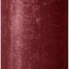Bolsius dinerkaars Shine rood 200 uur D 10 H 30 cm