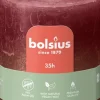 Bolsius dinerkaars Sunset rood / koper 35 uur D 6,8 H 8 cm