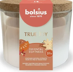 Bolsius geurkaars True Joy Oriental Softness wit 21 uur D 8,3 H 7,6 cm