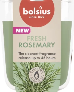 Bolsius geurkaars True Scents Rozemarijn groen 45 uur D 8,5 H 9,7 cm