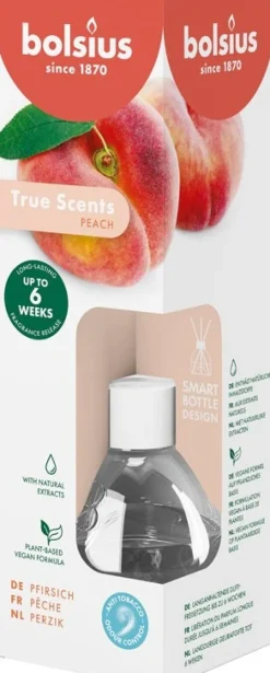 Bolsius geurstokjes True Scents Peach 60 ml