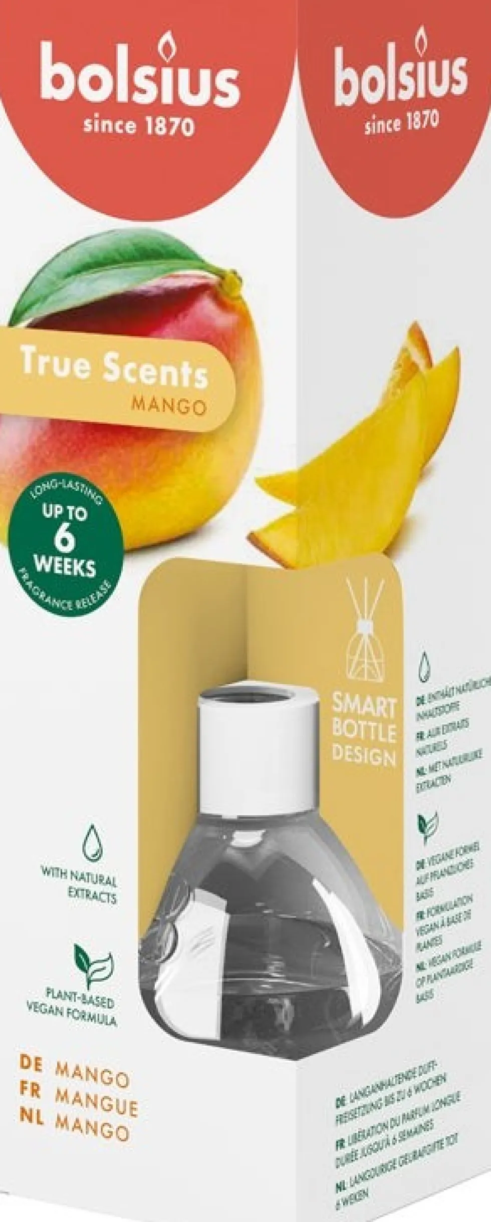 Bolsius geurstokjes True Scents Mango 60 ml