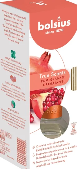 Bolsius geurstokjes True Scents Pomegranate 45 ml