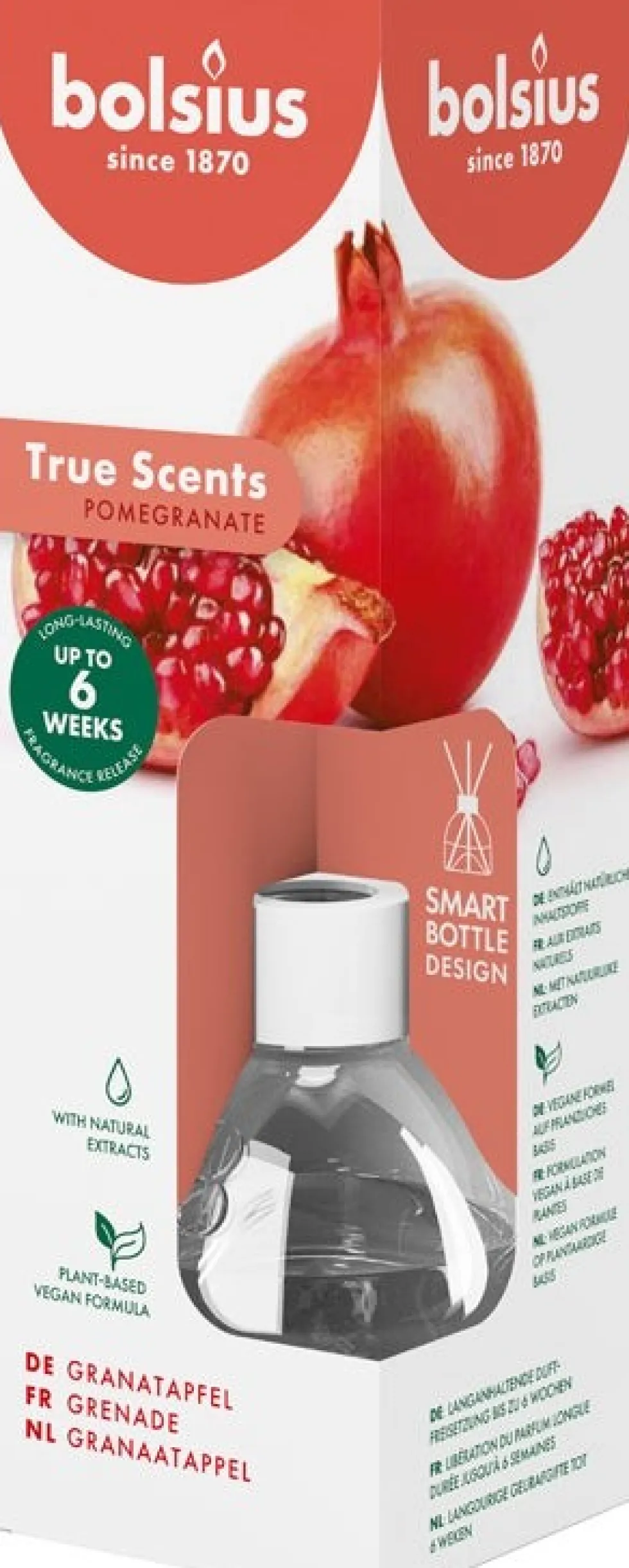 Bolsius geurstokjes True Scents Pomegranate 60 ml
