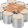 Bolsius geurtheelicht True Glow Silent Night beige 4 uur 18 stuks D 4 H 1,5 cm