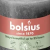 Bolsius stompkaars Rustiek Shine antraciet 35 uur D 6,8 H 8 cm