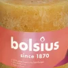 Bolsius stompkaars Rustiek Shine geel 62 uur D 10 H 10 cm