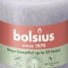 Bolsius stompkaars Rustiek Shine paars 35 uur D 6,8 H 8 cm
